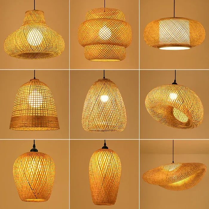 Handgemaakte Rotan Hanglamp - RayaLicht