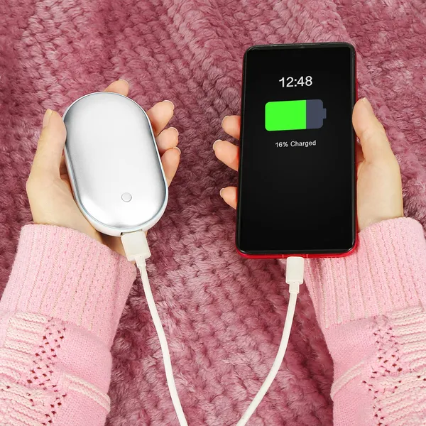 Handwarmer powerbank 5000 mAh met drie warmtestanden