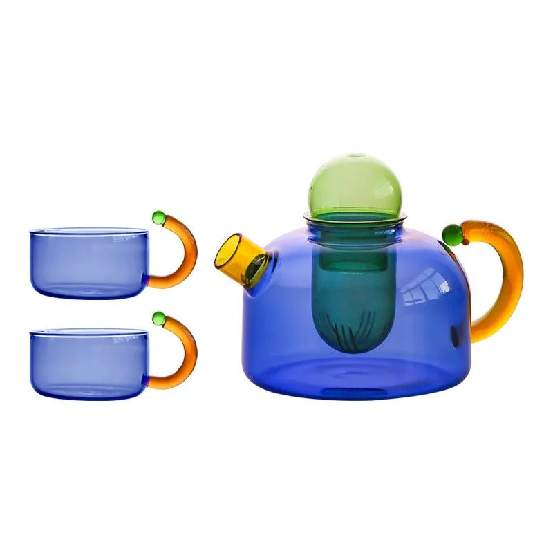 Theezetset met theepot en mok in urban stijl