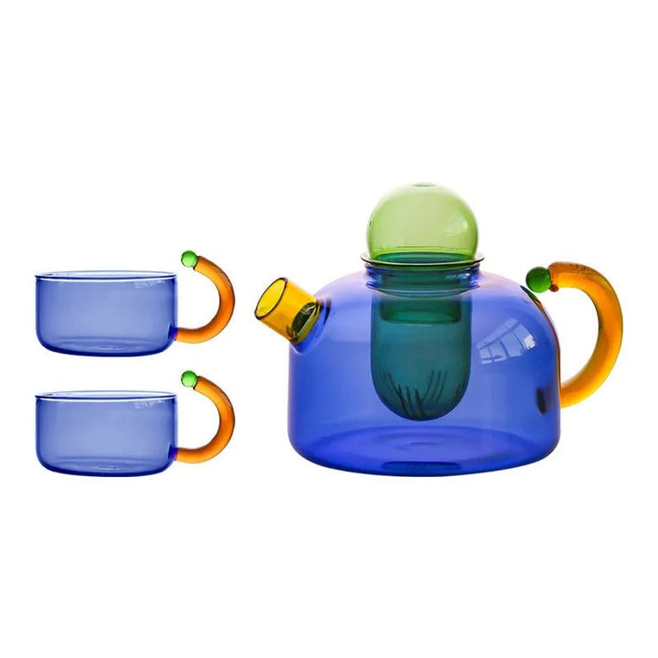 Theezetset met theepot en mok in urban stijl