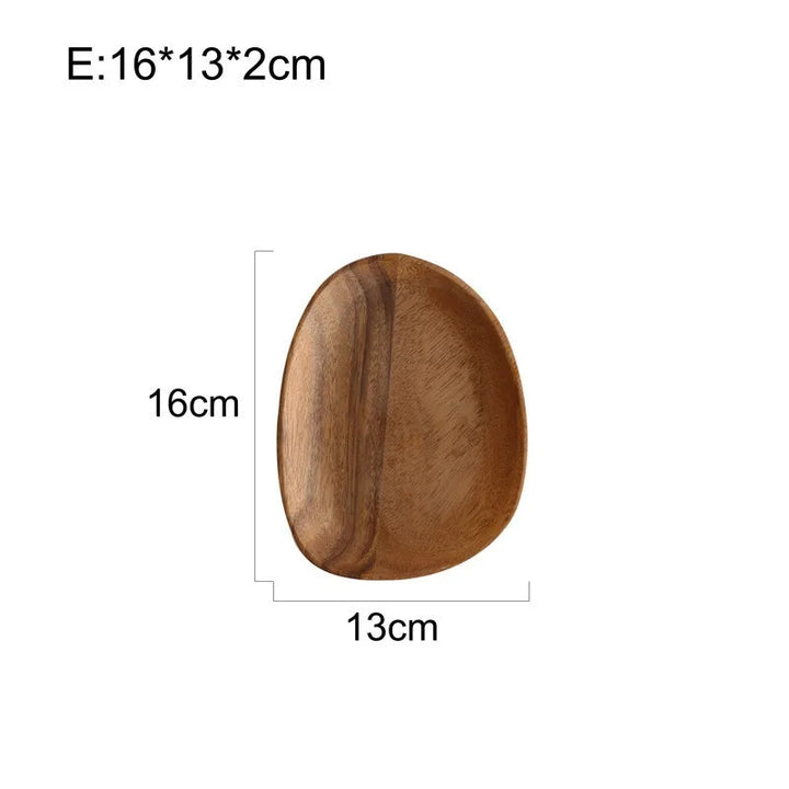 WoodElegance - Houten Borden Set | Handgemaakt, Duurzaam & Perfect voor Serveren