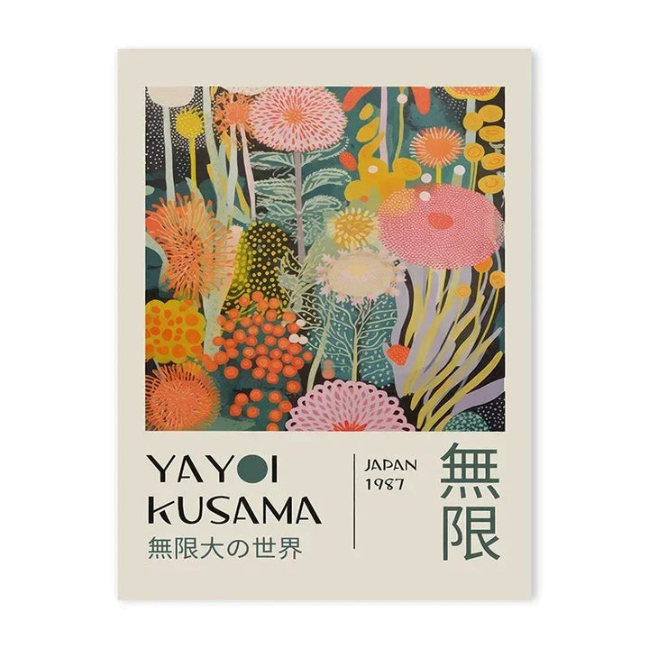 Levendige wanddecoratie met Japanse inspiratie