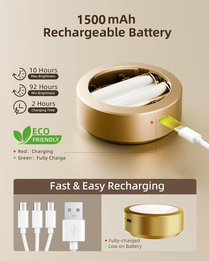 Verstelbare magnetische schilderijlamp | LED-touch & afstandsbediening, RGB/wit, USB