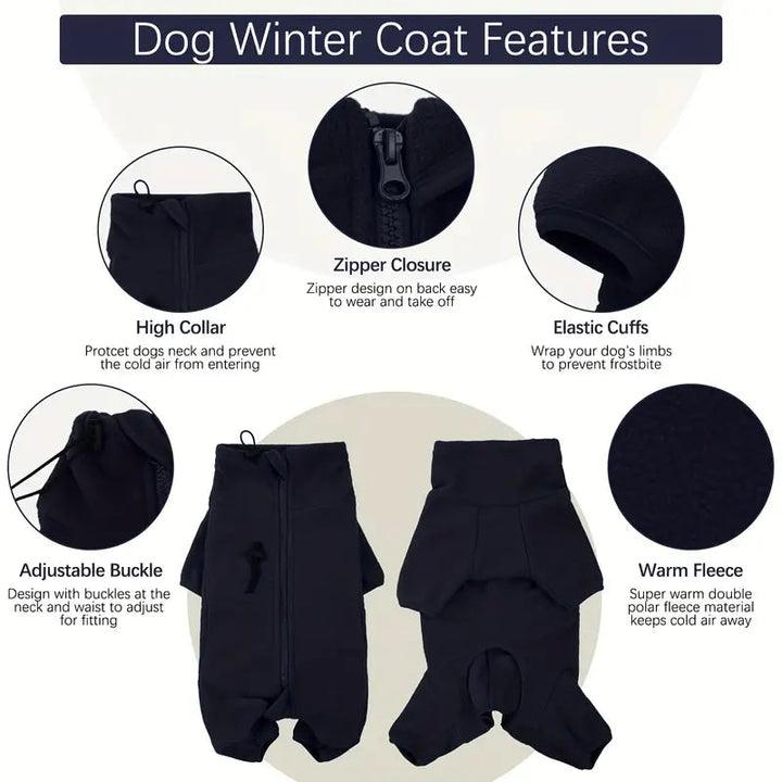 PawProtect - Winddichte Winterjas Voor Honden Met Volledige Bescherming
