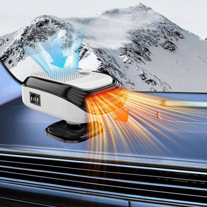 Compacte autokachel met 360° draaibaar en snelle warmte