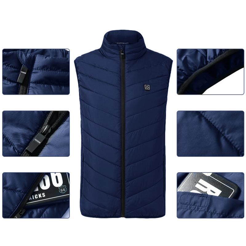 Verwarmd bodywarmer voor dames en heren, ook in camouflage