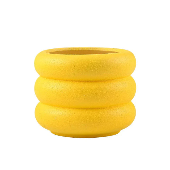 BubbleNest - Moderne Keramische Succulenten Pot met Speels Bubbel Design