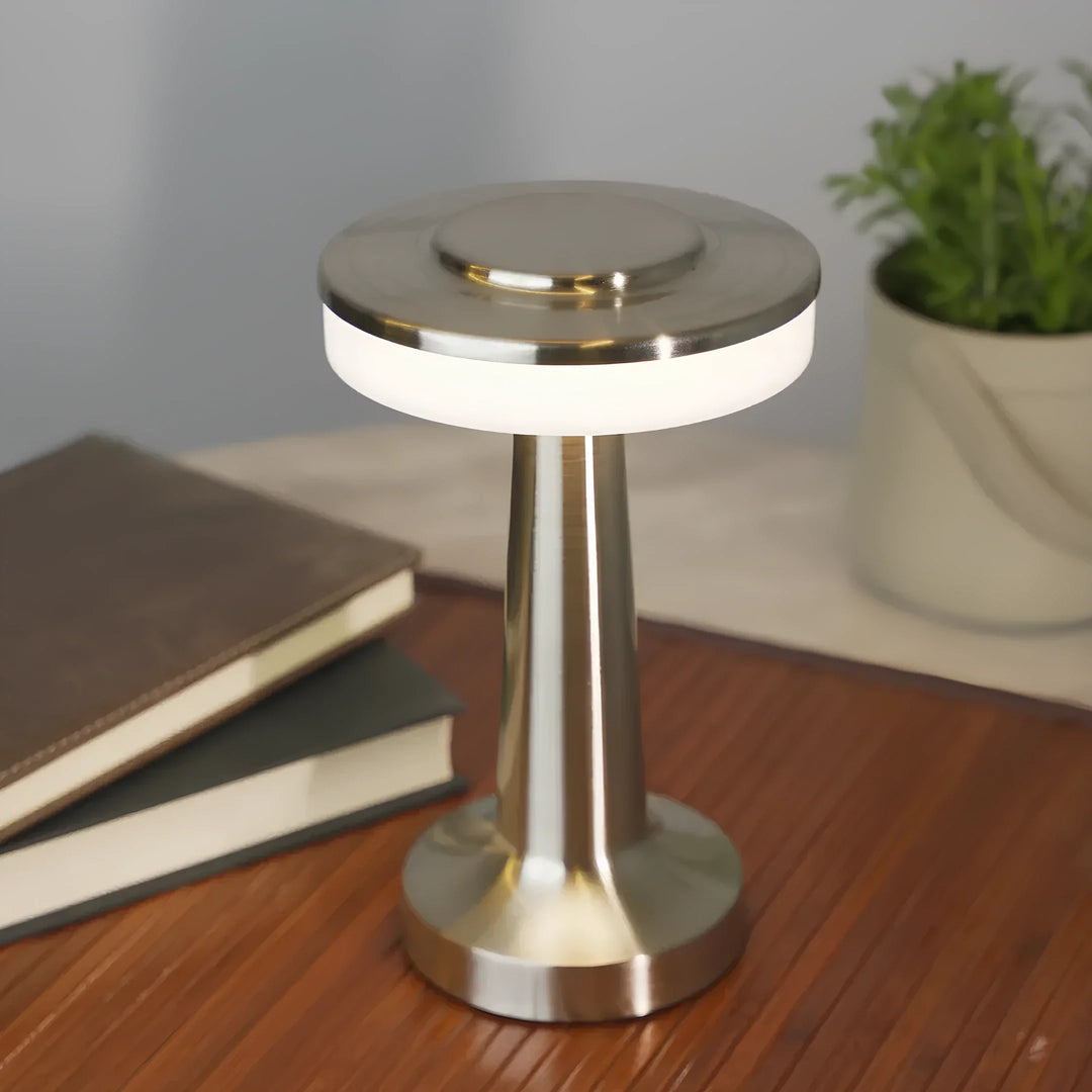 Draagbare dimbare tafellamp, elegant retro ontwerp