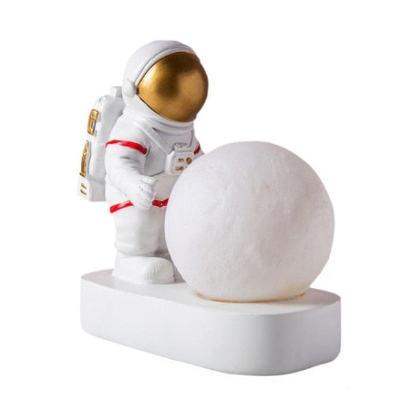 CosmoGlow - Stijlvolle Astronaut Nachtlamp Voor Rustgevende Sfeerverlichting