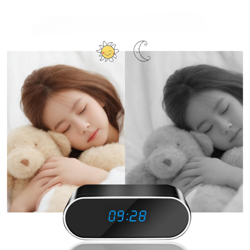 StealthGuard - Mini Camera Met Horloge, Full HD & Bewegingsdetectie