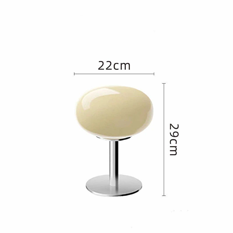 GlowLite - Draadloze Bauhaus Tafellamp met Dimbare LED