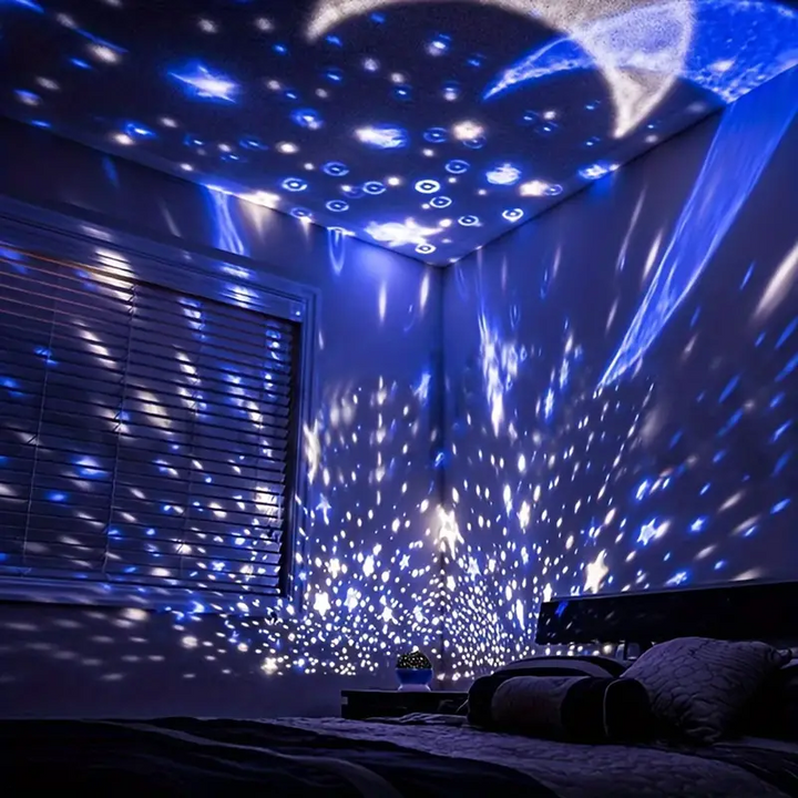 Sterrenprojectorlamp voor thuis, rustgevende sterrenhemelverlichting voor in je kamer