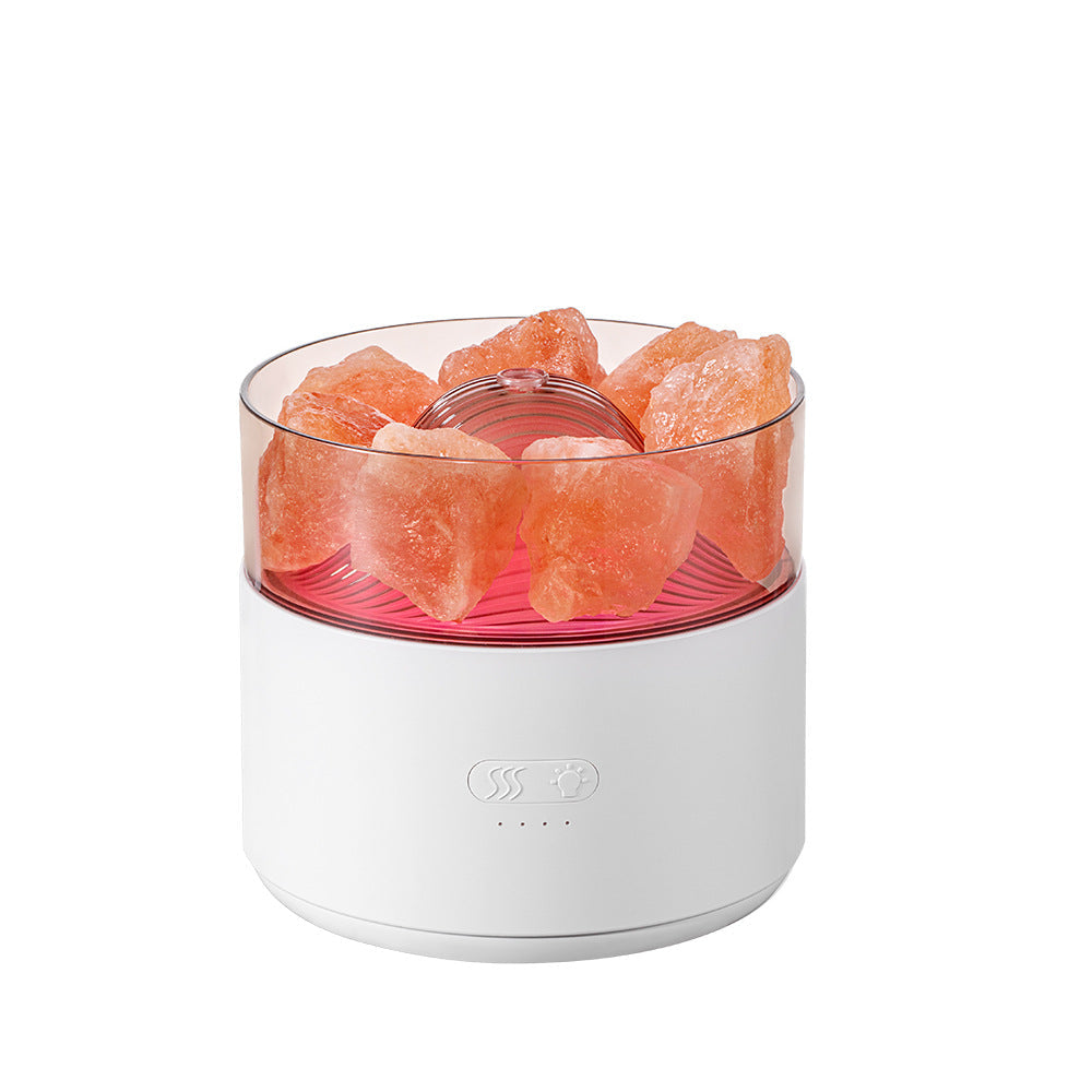 Aroma diffuser met zoutkristal, 7 ledkleuren en 2 standen