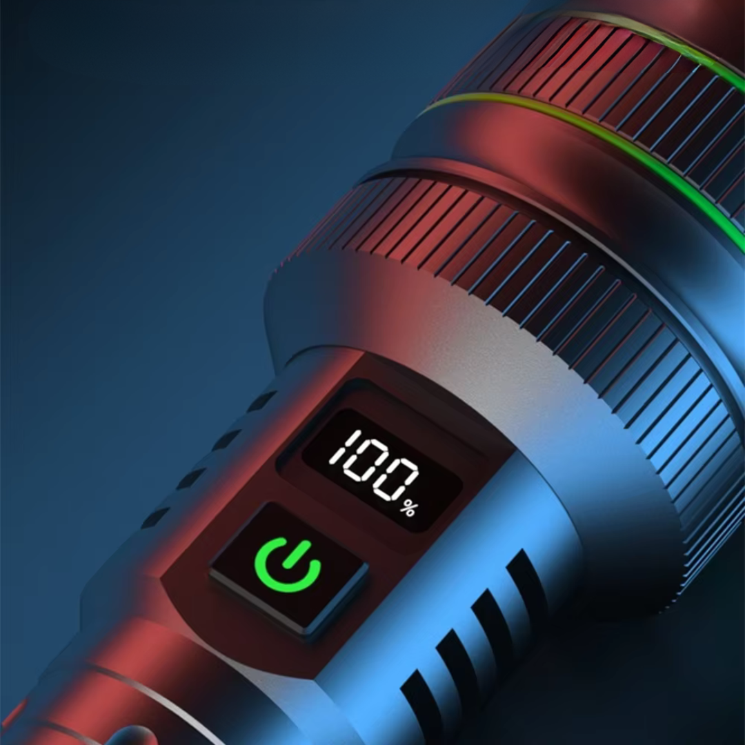 Extreem Felle en Zoombare LED Zaklamp - PowerBeam