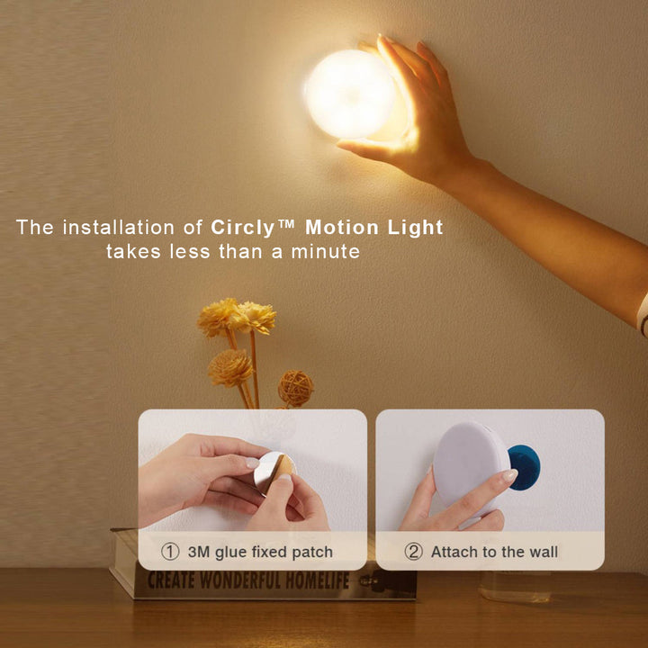 Lamp met automatische bewegingsdetectie, compacte binnenverlichting