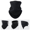 Fleece nekwarmer met trekkoord – bedekt hals en half gezicht