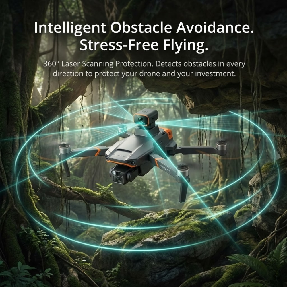 Geavanceerde RG106 Pro-drone met GPS & 8K-video