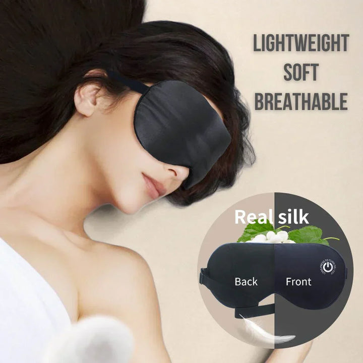 Verstelbaar verwarmd oogmasker, draagbaar en draadloos comfort
