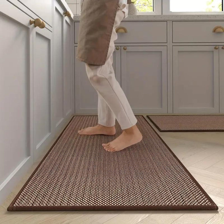 Duurzame keukenvloermat, elegant ontwerp met gevoerde ondersteuning