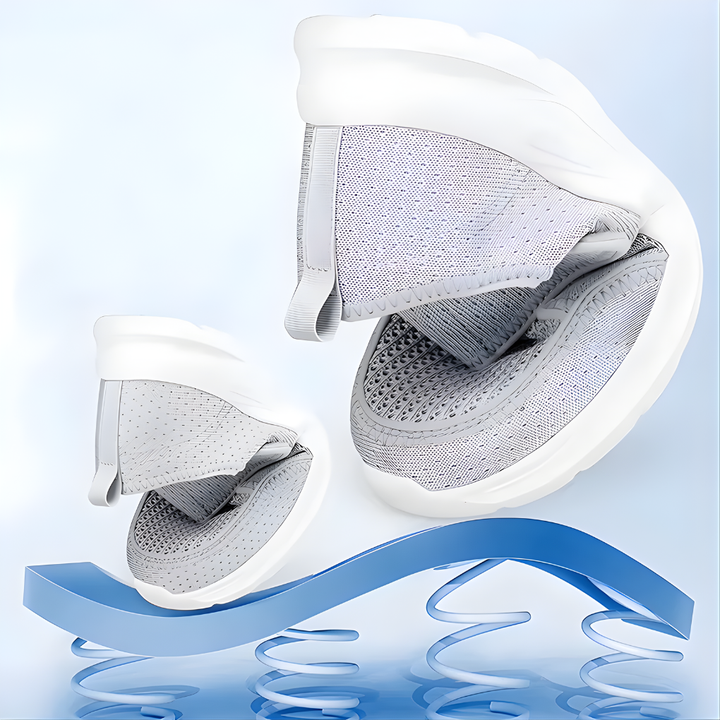 Steunende schoenen voor dames met gezwollen voeten