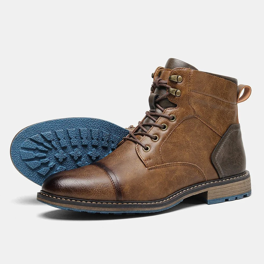 Vintage leren herenboots - Orion