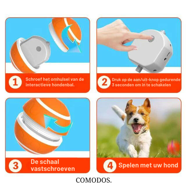 FetchMate Orb™ | Vermindert angst, voorkomt verveling, bevordert lichaamsbeweging.