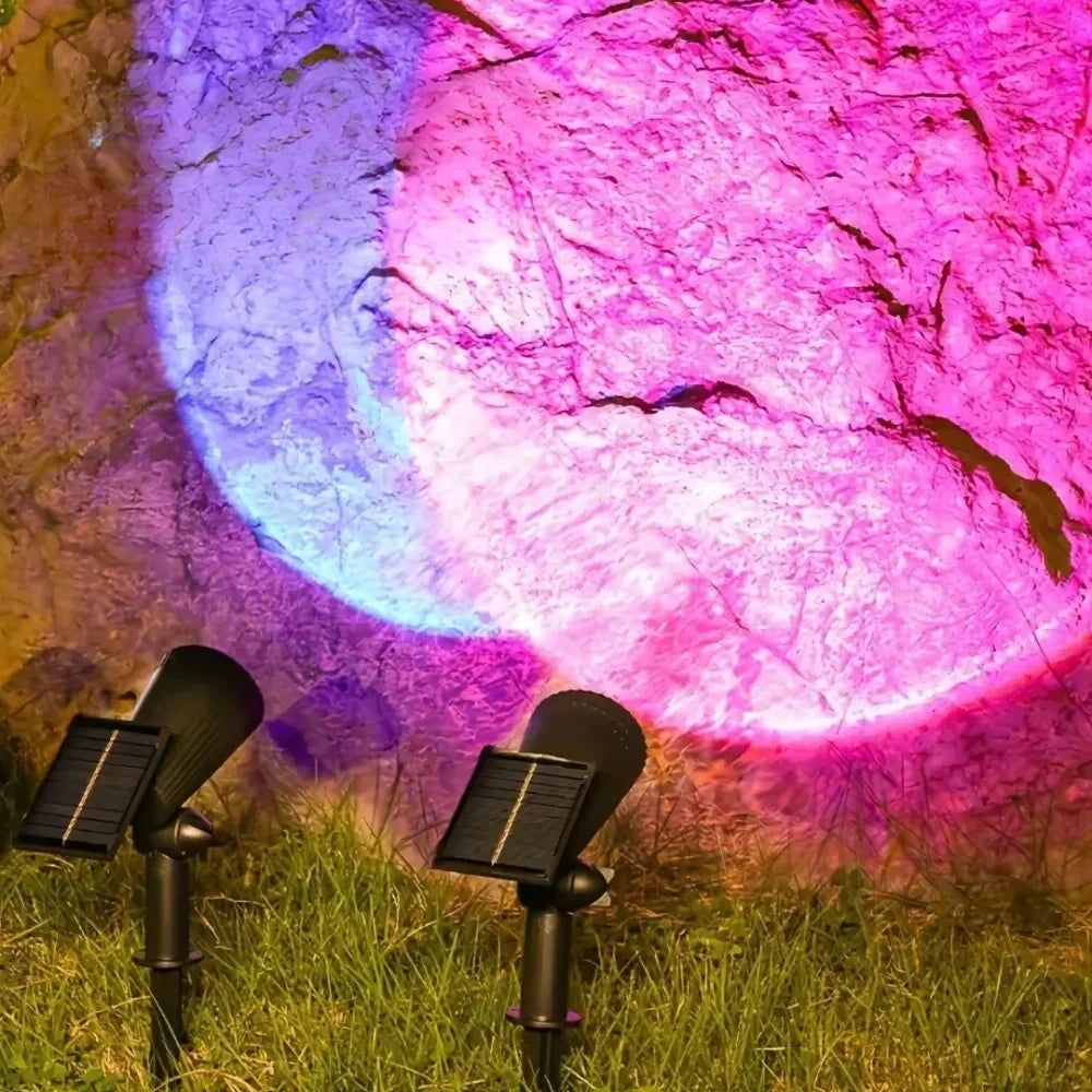 Solar-ledtuinlamp voor buiten, verstelbare waterdichte spot