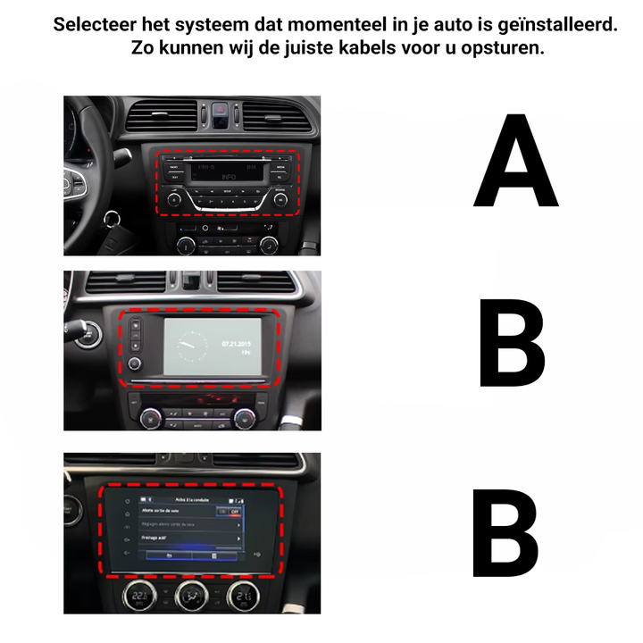 Renault Kadjar | CarPlay & Android Auto | 2015-2019