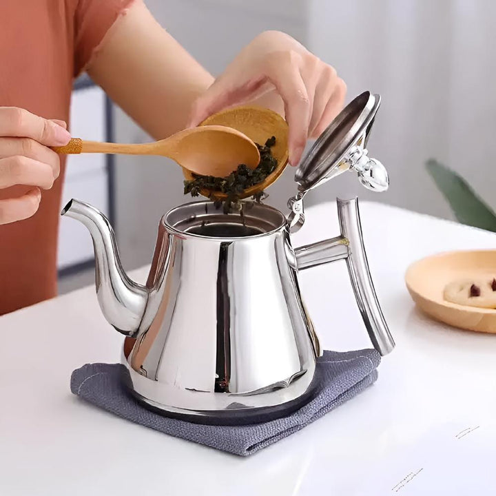 RVS Waterkoker met Ingebouwd Filter en Ergonomisch Ontwerp