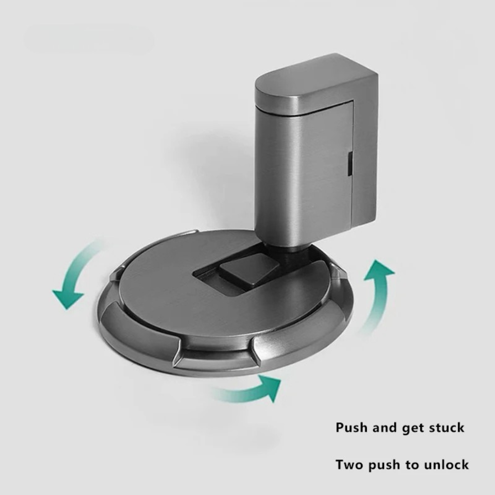 Magnetische deurstopper voor vloermontage zonder boren