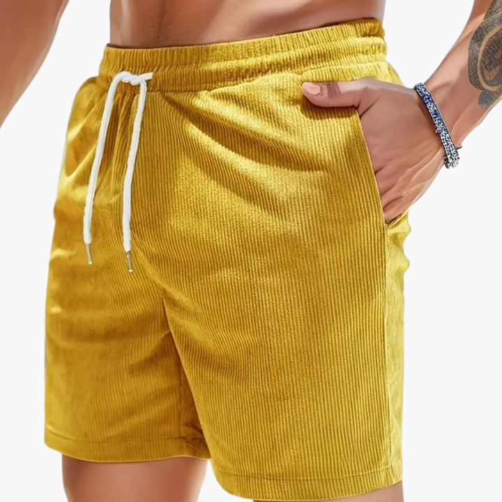 Corduroy shorts voor heren – casual zomerstijl