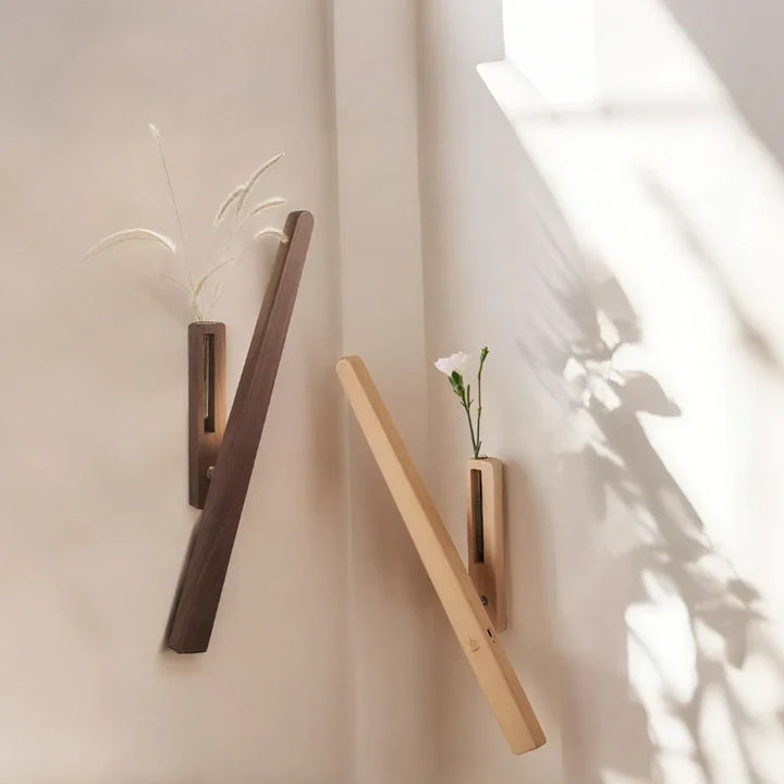 Wandlampen met ingebouwde vaas en instelbare gloed