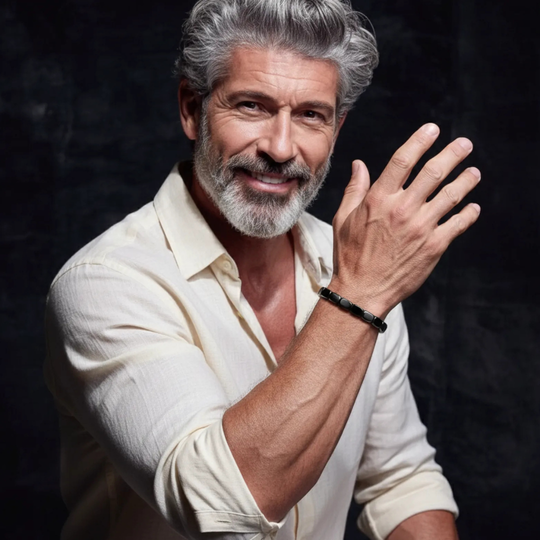 Hematiet Armband voor Heren – Elegantie, Kracht & Stijlvolle Energie