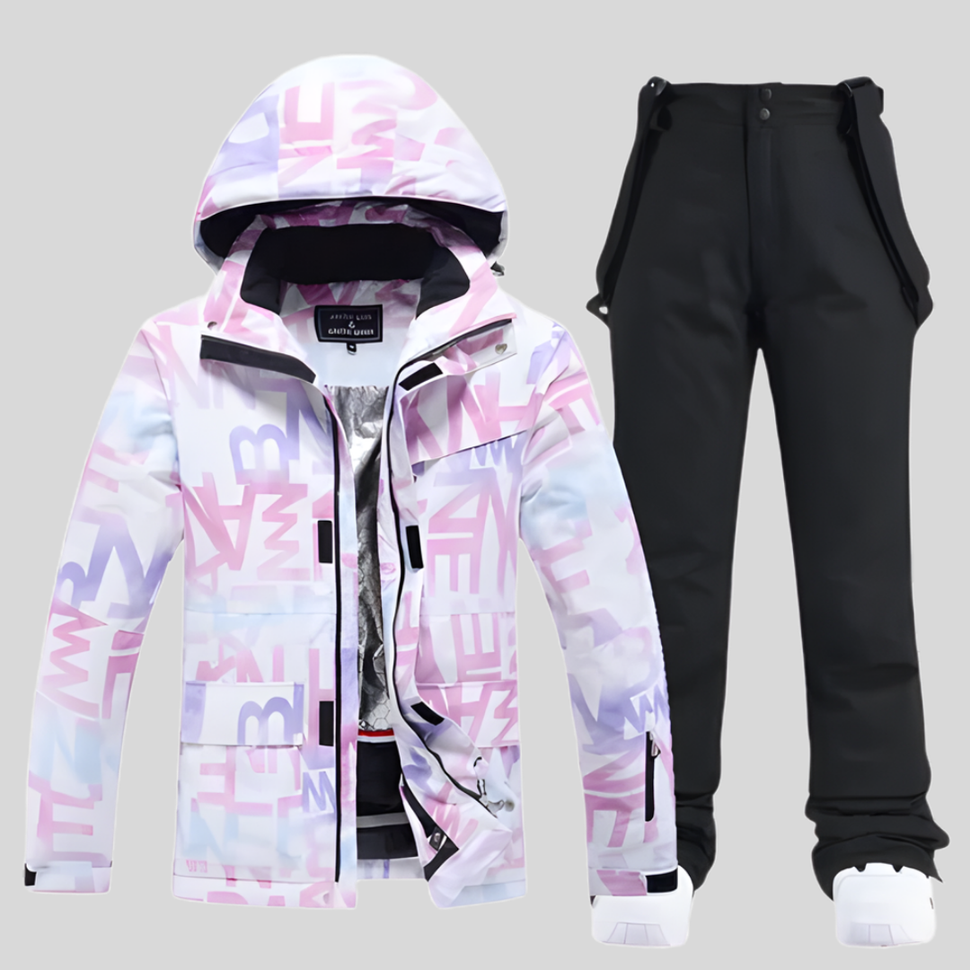 Dames Ski-outfitset functioneel winterontwerp
