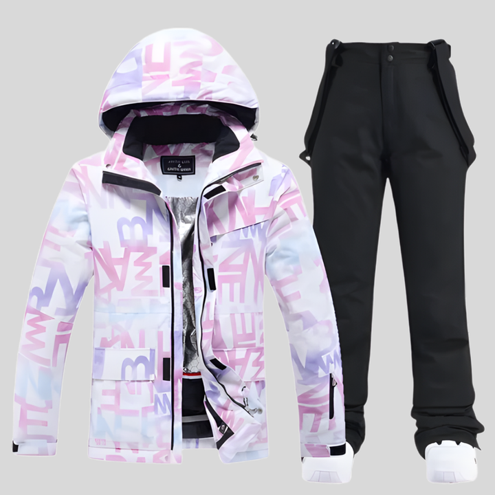 Dames Ski-outfitset functioneel winterontwerp