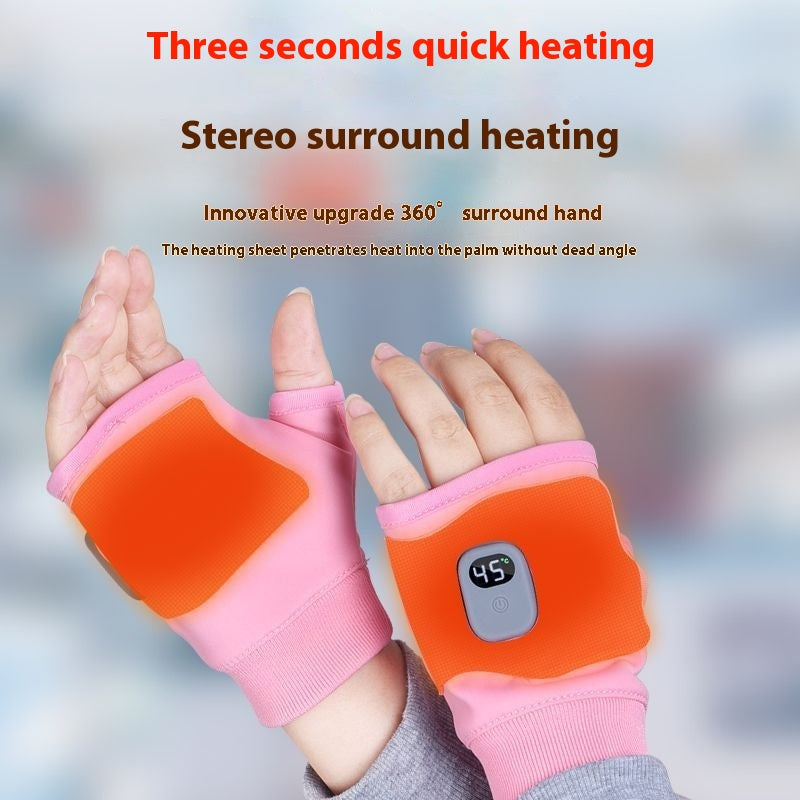 Oplaadbare verwarmde handschoenen met display en 3 standen