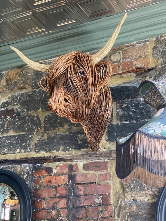 Koeien-wandsculptuur – Bowie
