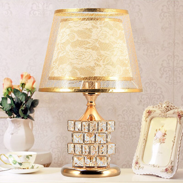 LumiLux - Elegante Kristallen Tafellamp met Dimbare LED Verlichting