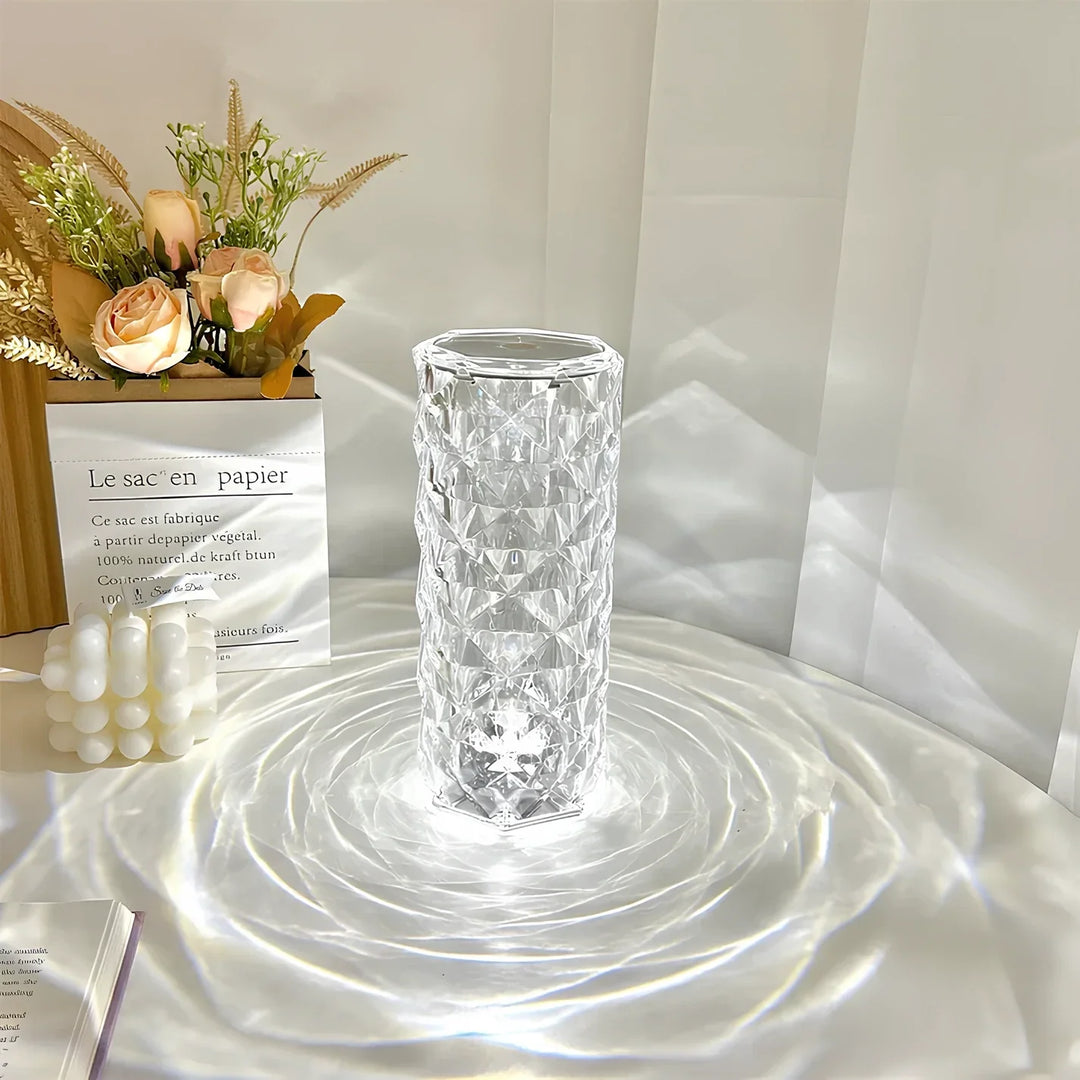 Elegante kristallen LED-lamp met 16 kleuropties en afstandsbediening