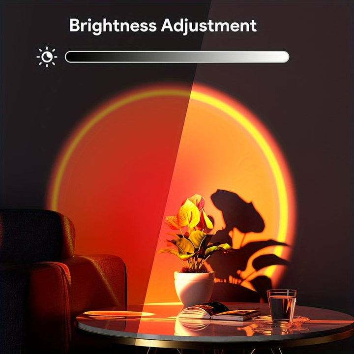 Glowfy - Magische Zonsondergang Lamp met 16 Kleuren & Afstandsbediening