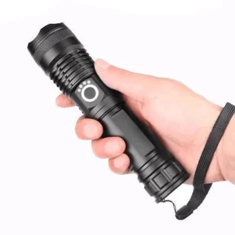Superheldere zaklamp, oplaadbare XHP50.2-zaklamp