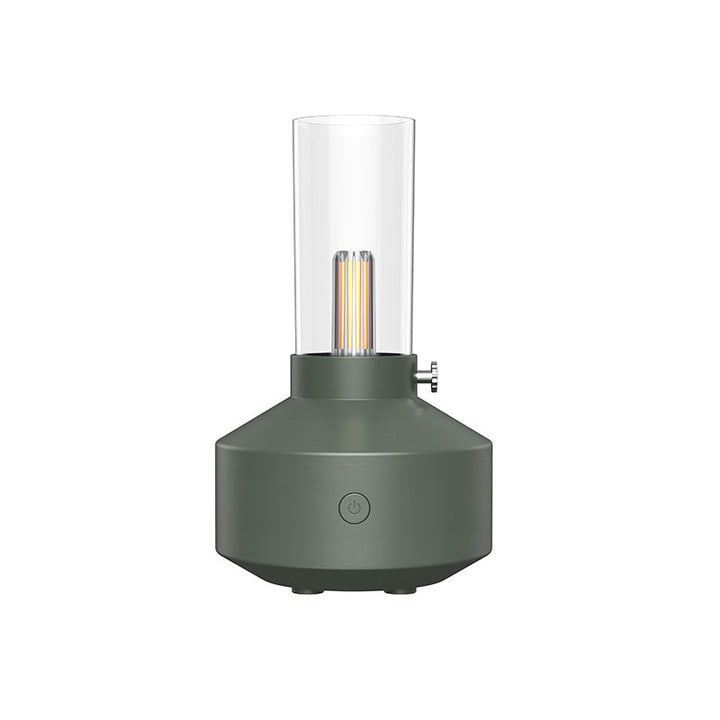 Retro aroma diffuser met gloeidraadlampje en kaarslichteffect