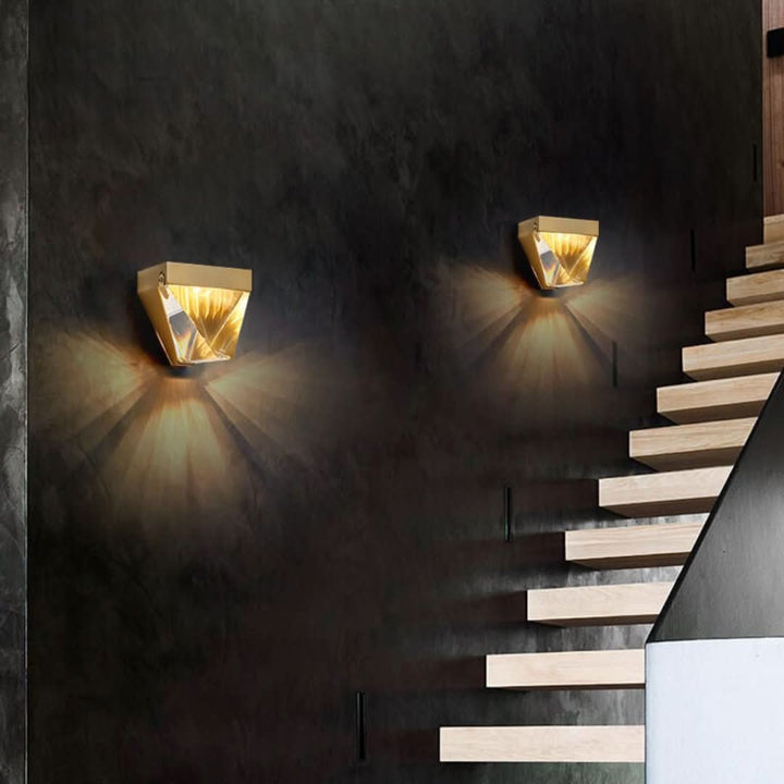 LumiLuxe - Moderne LED Wandlamp met Geometrisch Design en Energiezuinige Technologie