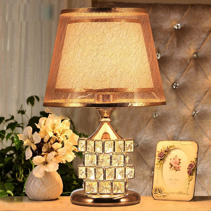LumiLux - Elegante Kristallen Tafellamp met Dimbare LED Verlichting
