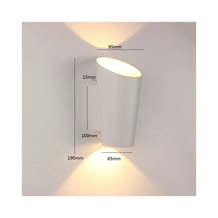 GlowLite - Moderne Waterdichte LED Wandlamp voor Binnen en Buiten