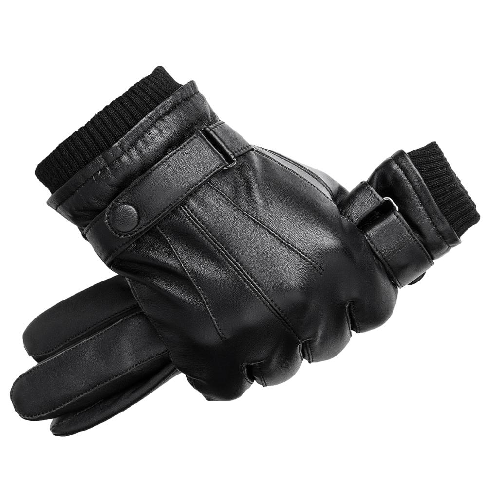 WarmTouch - Luxe Warme Leren Winterhandschoenen Voor Comfort En Stijl