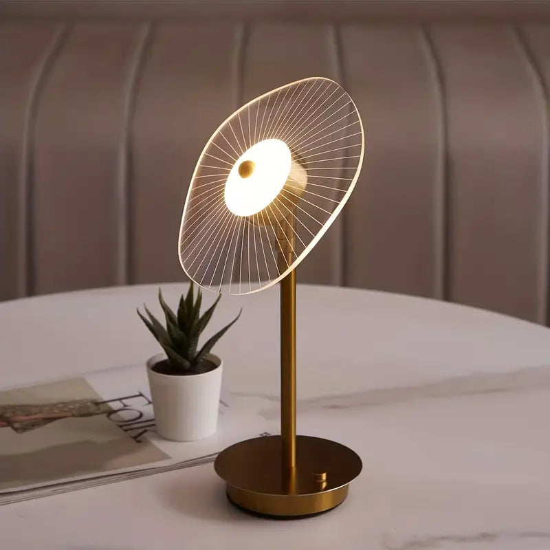 LumiGlow - Draadloze LED Tafellamp met Minimalistisch Design en Instelbare Helderheid