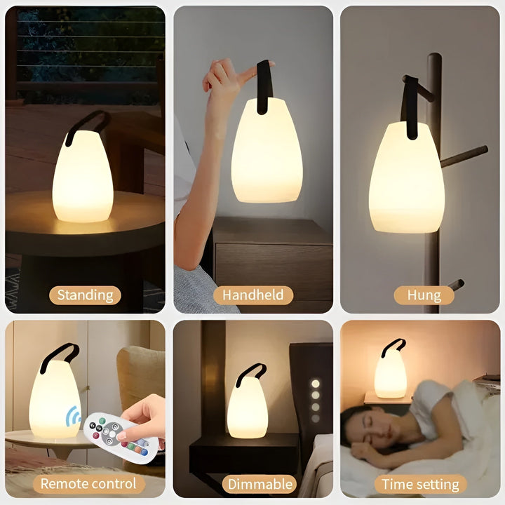 GlowLite - Draadloze Waterdichte LED Tafellamp voor Binnen en Buiten