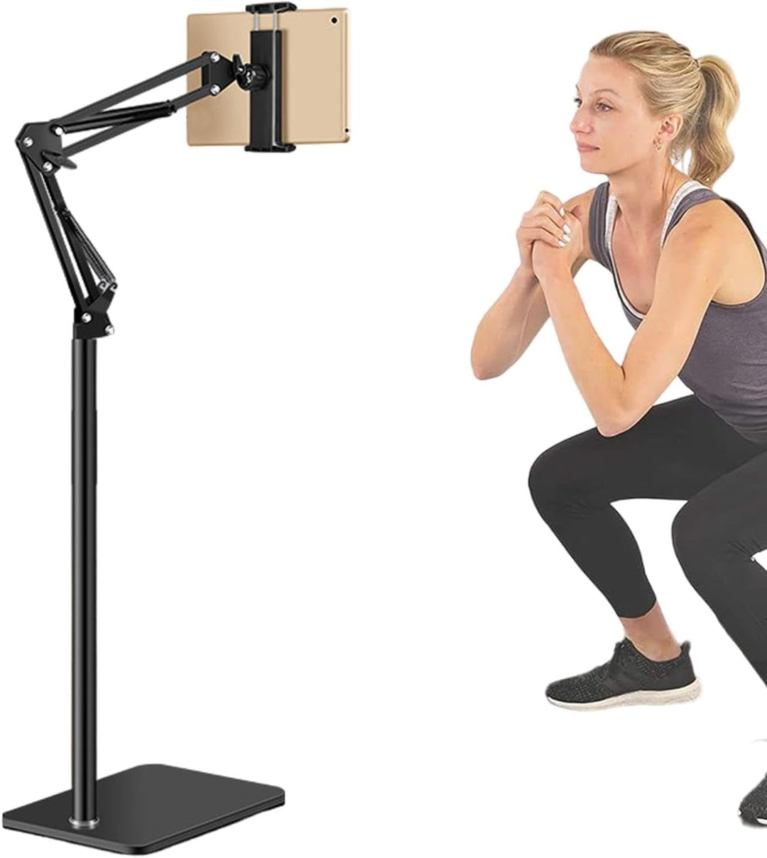 Verstelbare 360° vloerstandaard voor telefoon en tablet – Movira