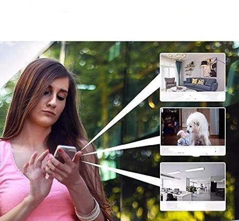 Draadloze 1080P mini-wifi-bewakingscamera, oplaadbaar
